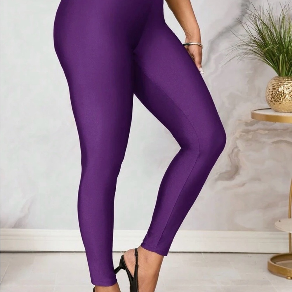 SHEIN– Purple  Leggings – Size XL